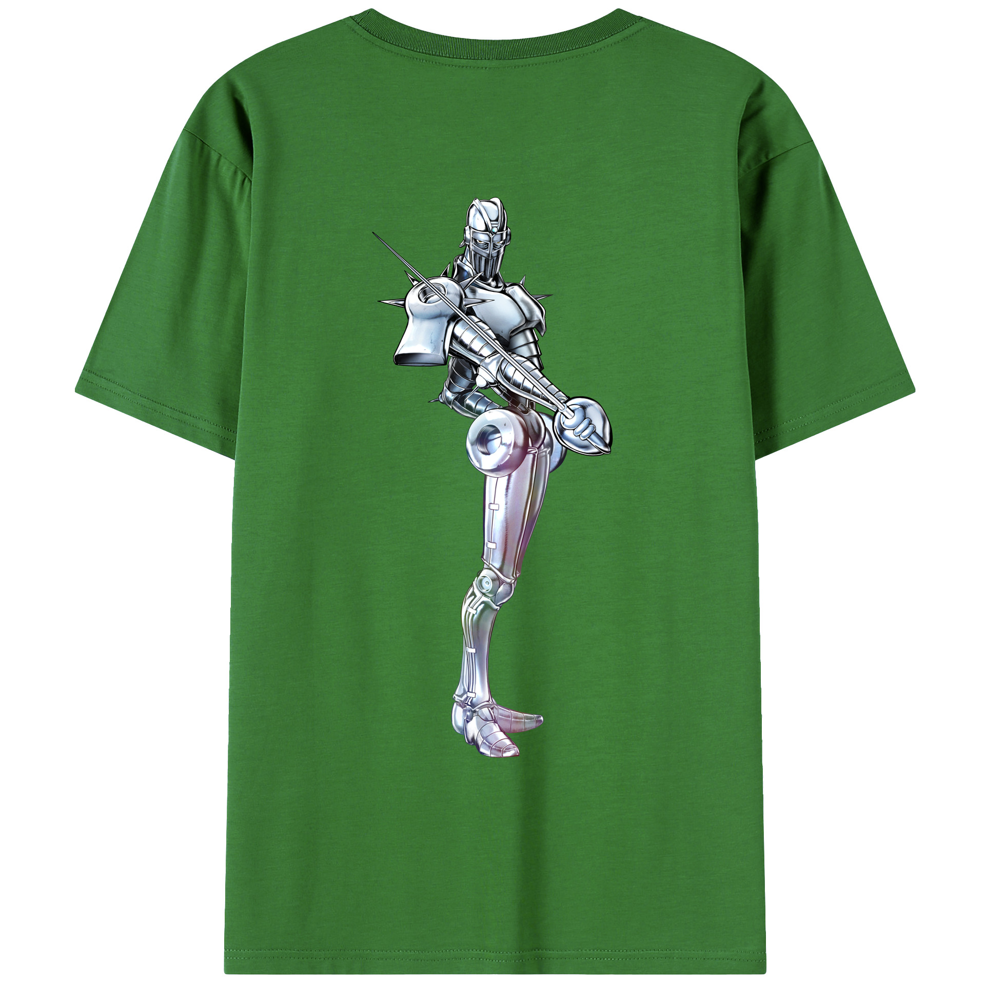 （画像用） ジョジョの奇妙な冒険 ジャン＝ピエール?ポルナレフ JoJo's Bizarre Adventure Jan Pierre Polnareff レディース半袖Tシャツ(バックプリント)